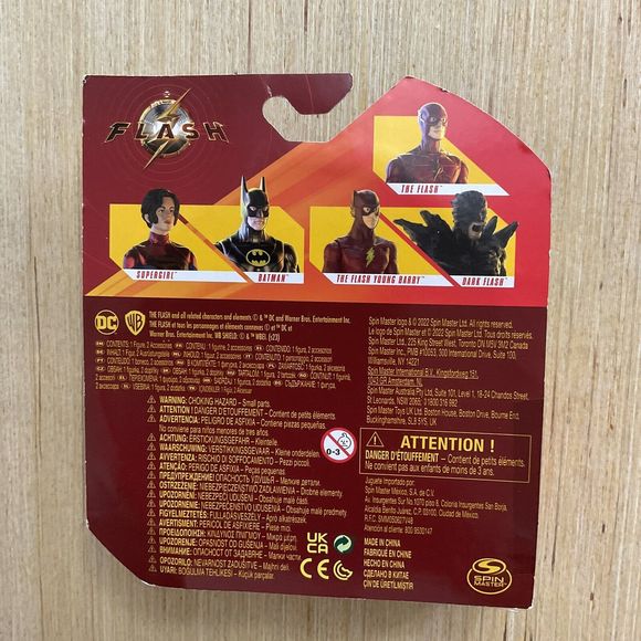 DC (Flash) THE FLASH 1st Edition Spin Master Action Figure (VHTF) (NEW) 4” - Picture 2 of 2